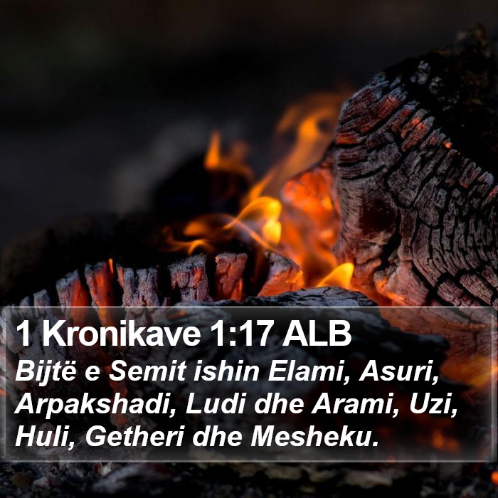 1 Kronikave 1:17 ALB Bible Study