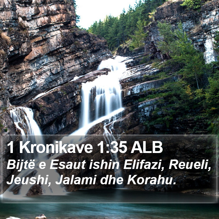 1 Kronikave 1:35 ALB Bible Study