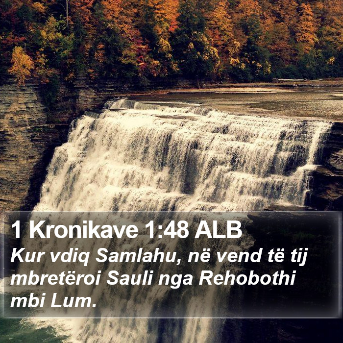 1 Kronikave 1:48 ALB Bible Study