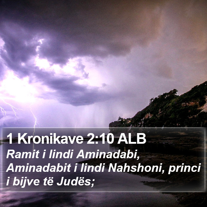 1 Kronikave 2:10 ALB Bible Study