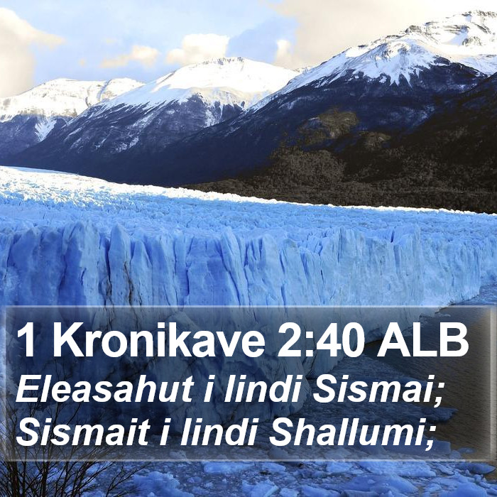 1 Kronikave 2:40 ALB Bible Study