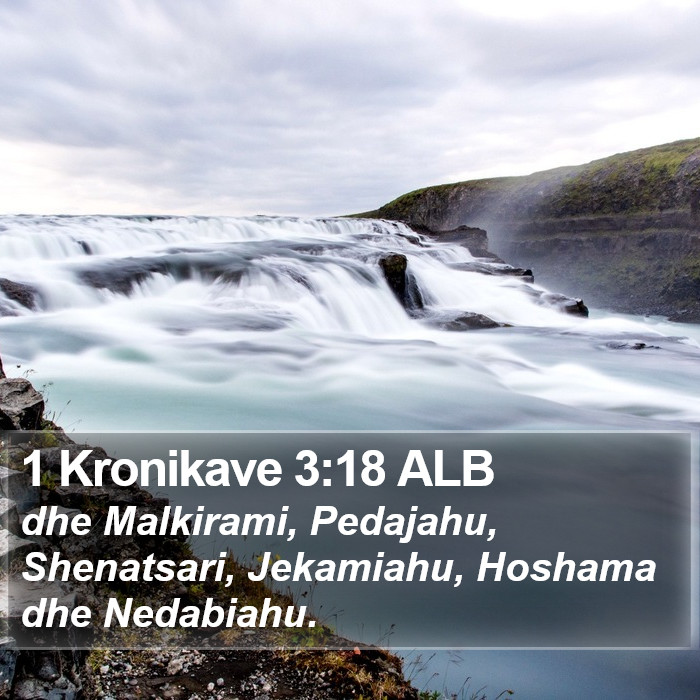 1 Kronikave 3:18 ALB Bible Study