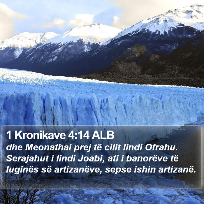 1 Kronikave 4:14 ALB Bible Study