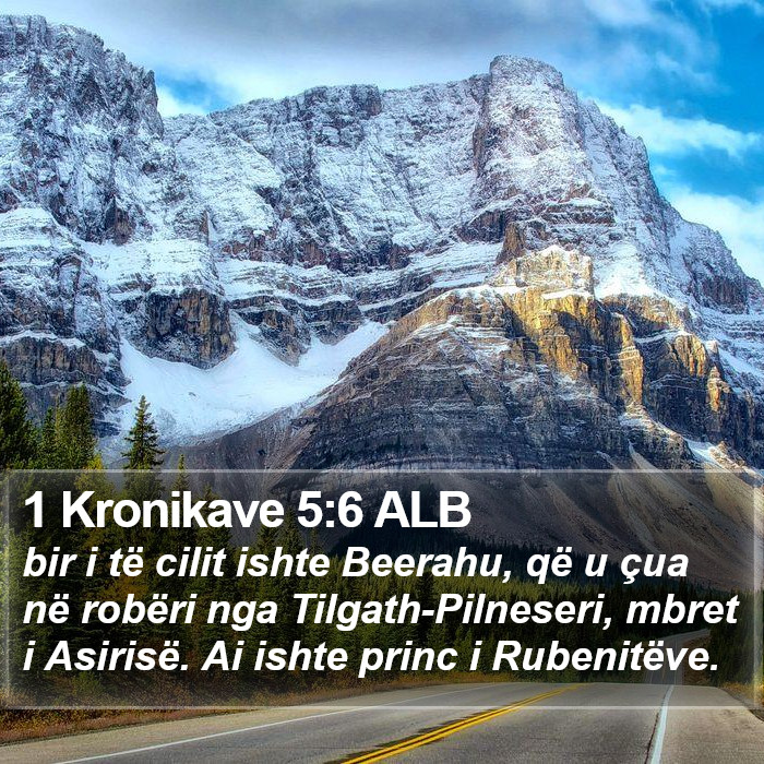 1 Kronikave 5:6 ALB Bible Study