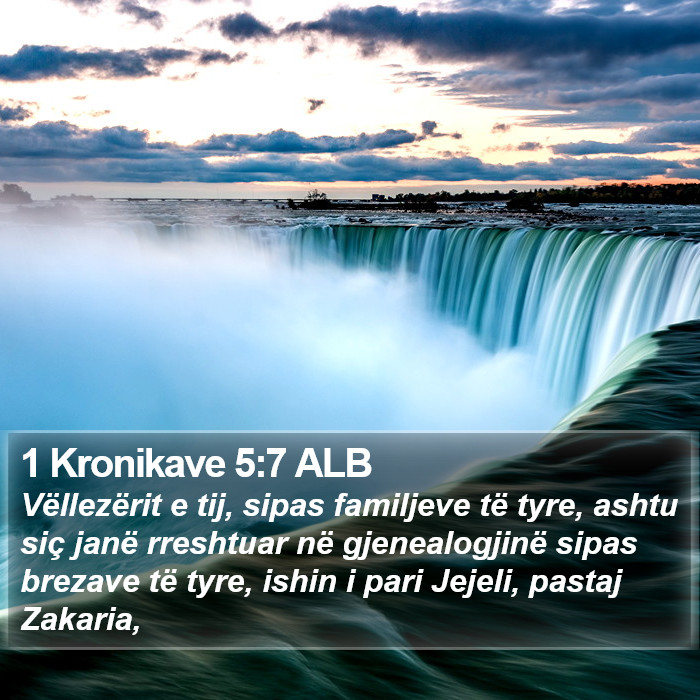 1 Kronikave 5:7 ALB Bible Study