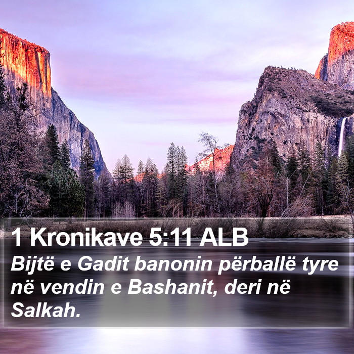 1 Kronikave 5:11 ALB Bible Study
