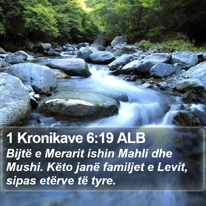 1 Kronikave 6:19 ALB Bible Study