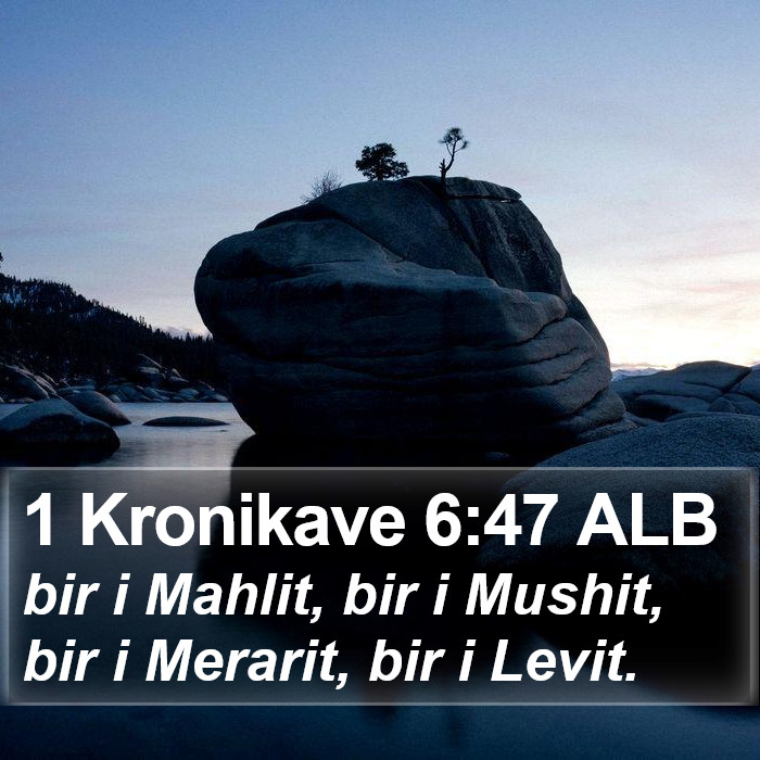 1 Kronikave 6:47 ALB Bible Study