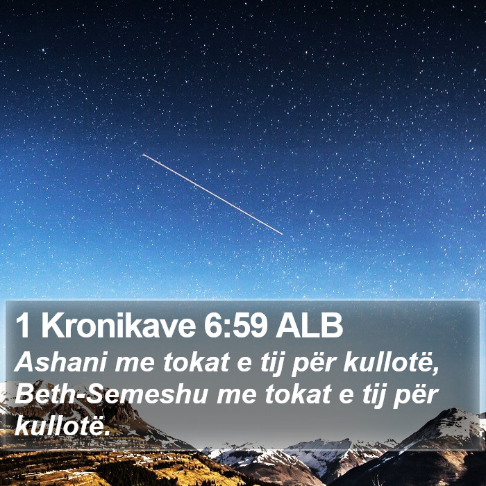 1 Kronikave 6:59 ALB Bible Study