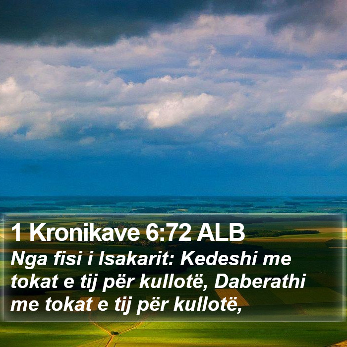 1 Kronikave 6:72 ALB Bible Study