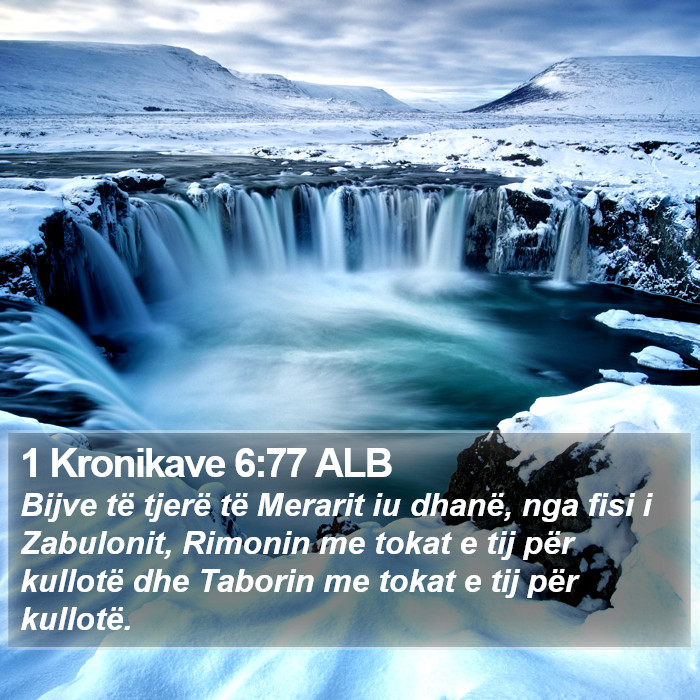 1 Kronikave 6:77 ALB Bible Study