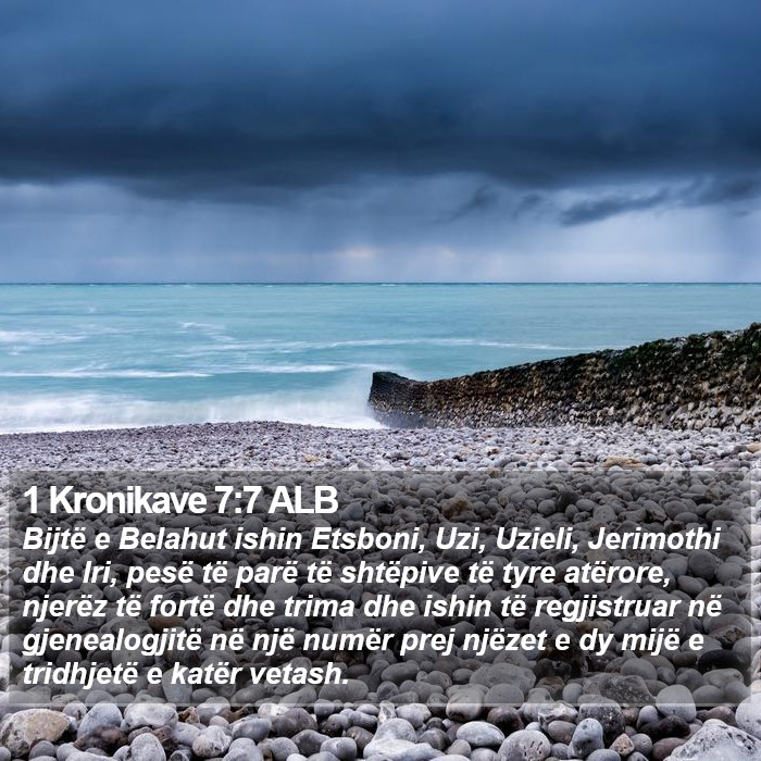 1 Kronikave 7:7 ALB Bible Study