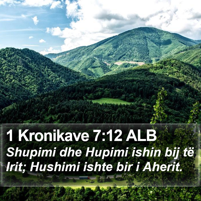 1 Kronikave 7:12 ALB Bible Study