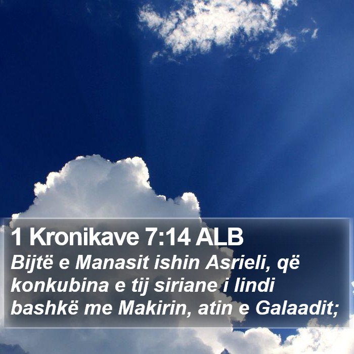 1 Kronikave 7:14 ALB Bible Study