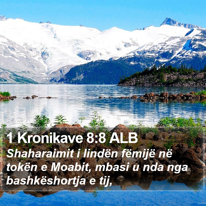 1 Kronikave 8:8 ALB Bible Study