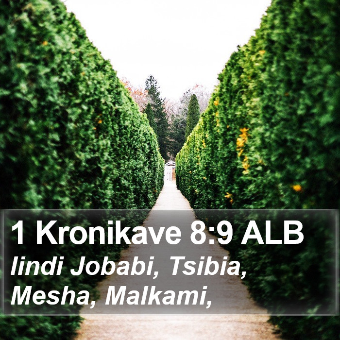 1 Kronikave 8:9 ALB Bible Study