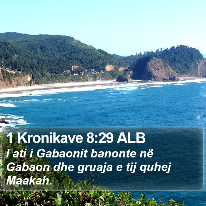 1 Kronikave 8:29 ALB Bible Study