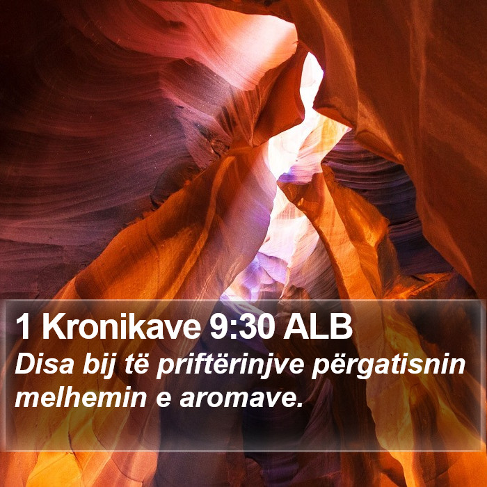 1 Kronikave 9:30 ALB Bible Study