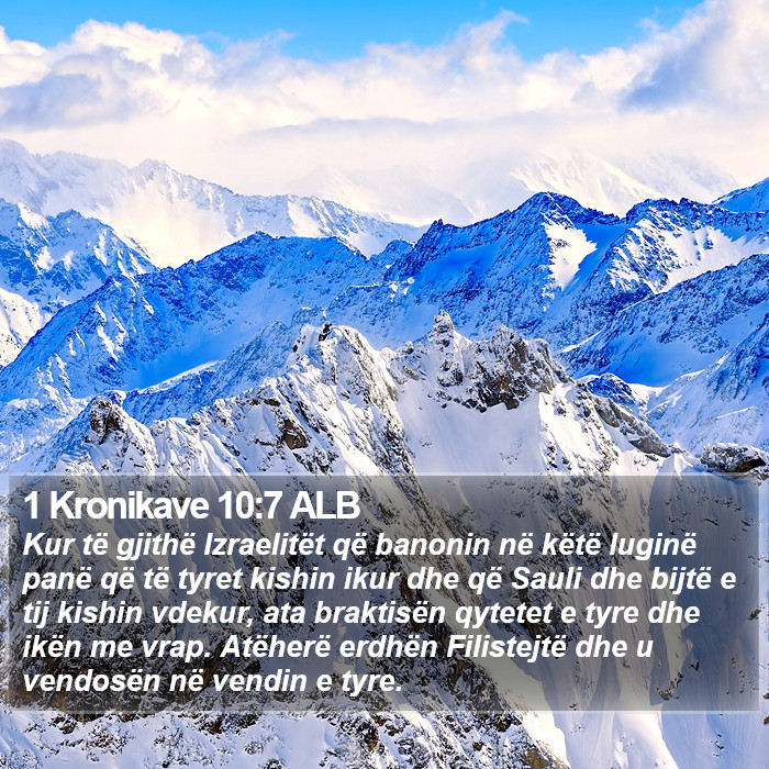 1 Kronikave 10:7 ALB Bible Study