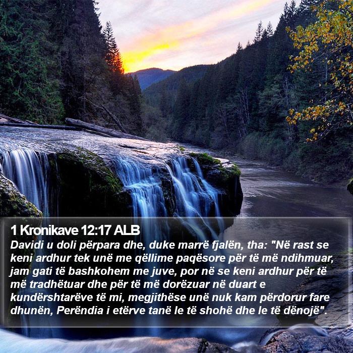 1 Kronikave 12:17 ALB Bible Study