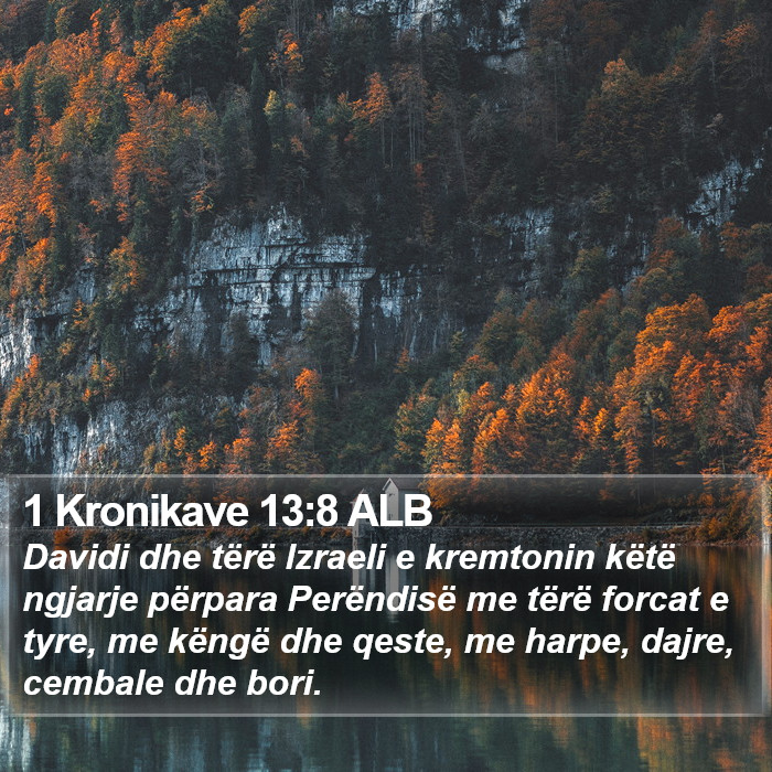 1 Kronikave 13:8 ALB Bible Study