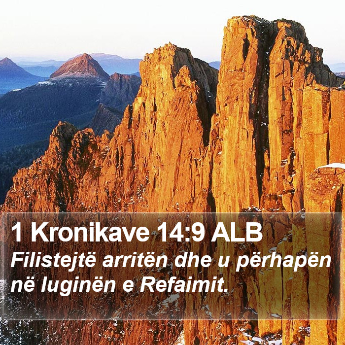 1 Kronikave 14:9 ALB Bible Study