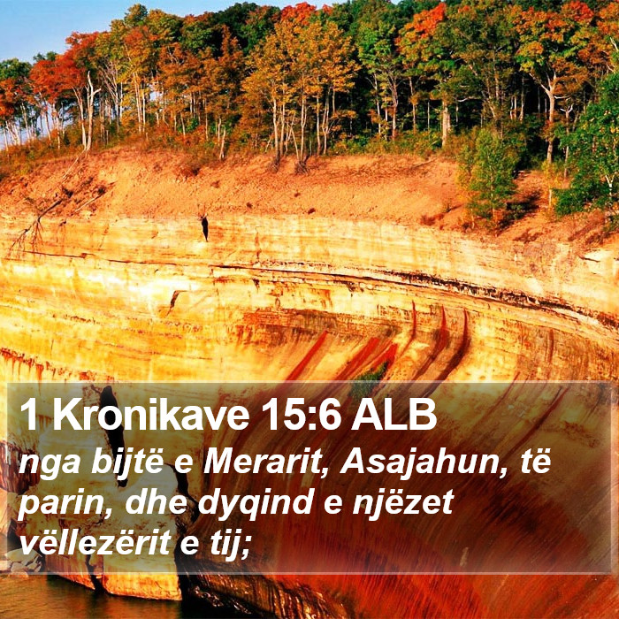 1 Kronikave 15:6 ALB Bible Study