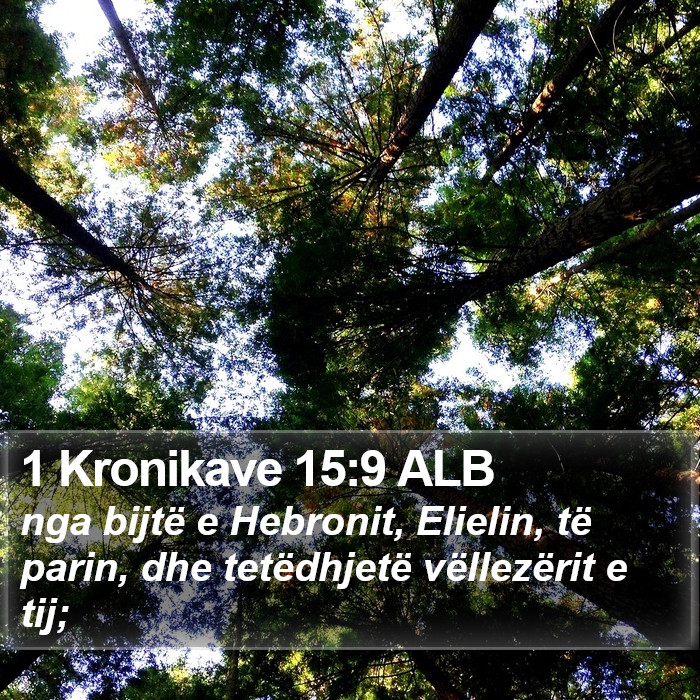 1 Kronikave 15:9 ALB Bible Study