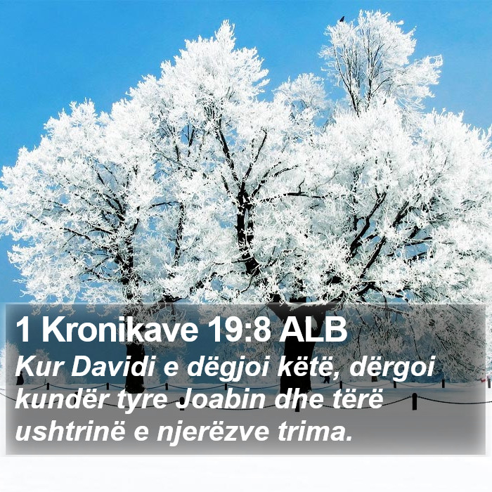 1 Kronikave 19:8 ALB Bible Study