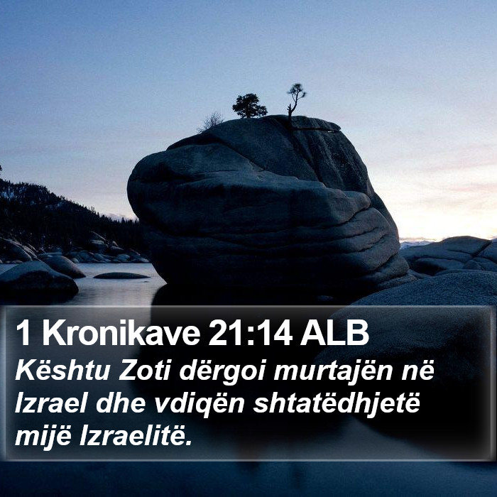 1 Kronikave 21:14 ALB Bible Study