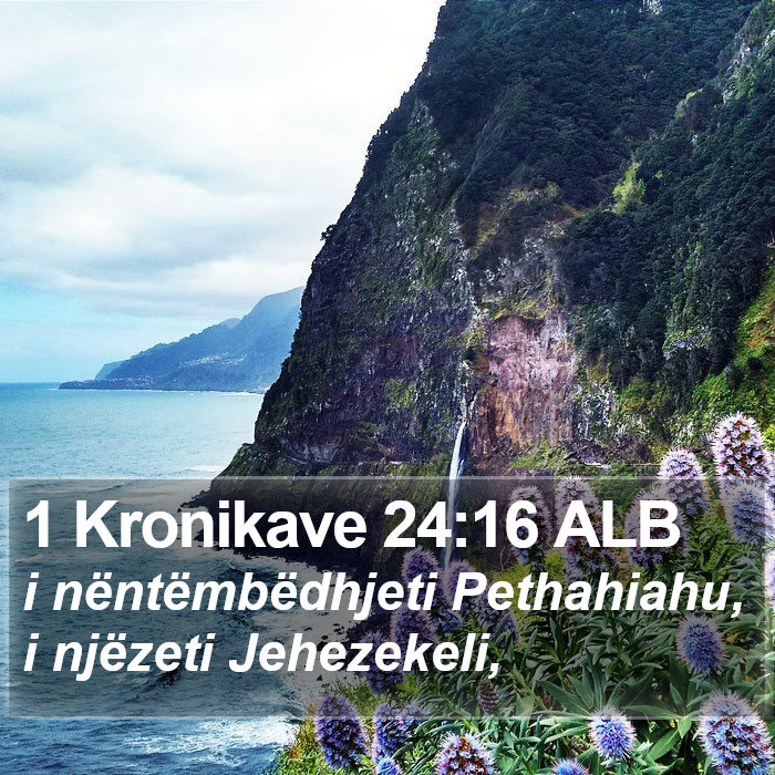 1 Kronikave 24:16 ALB Bible Study