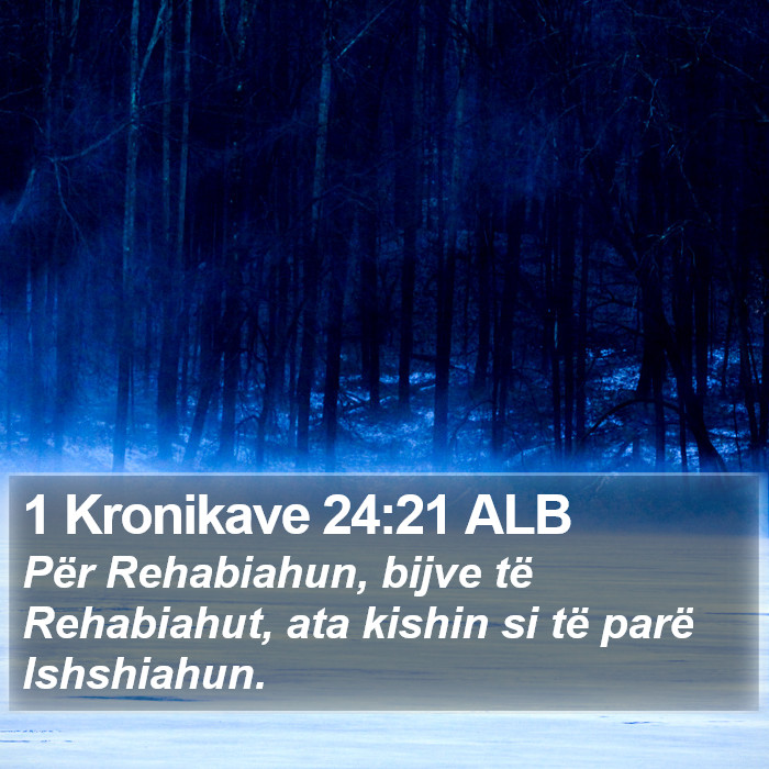 1 Kronikave 24:21 ALB Bible Study