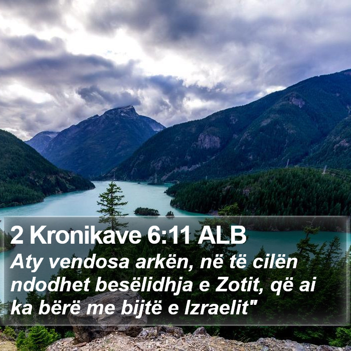 2 Kronikave 6:11 ALB Bible Study