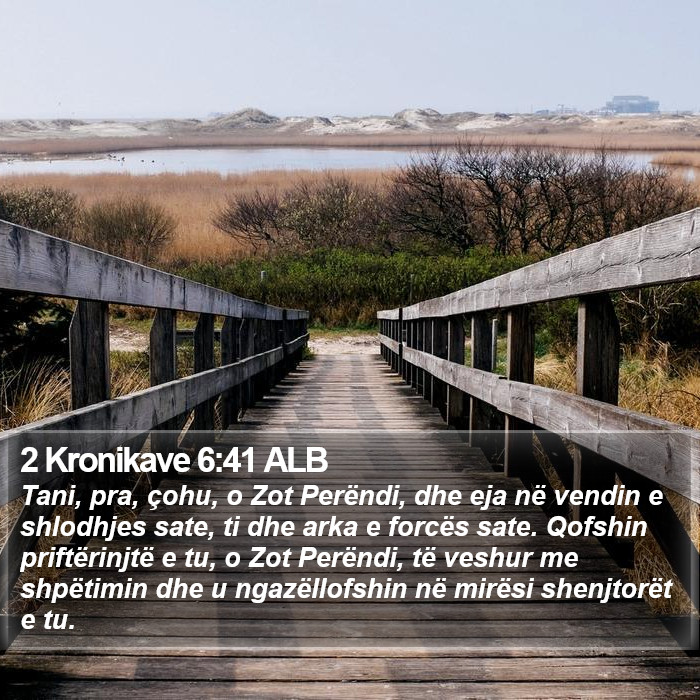 2 Kronikave 6:41 ALB Bible Study