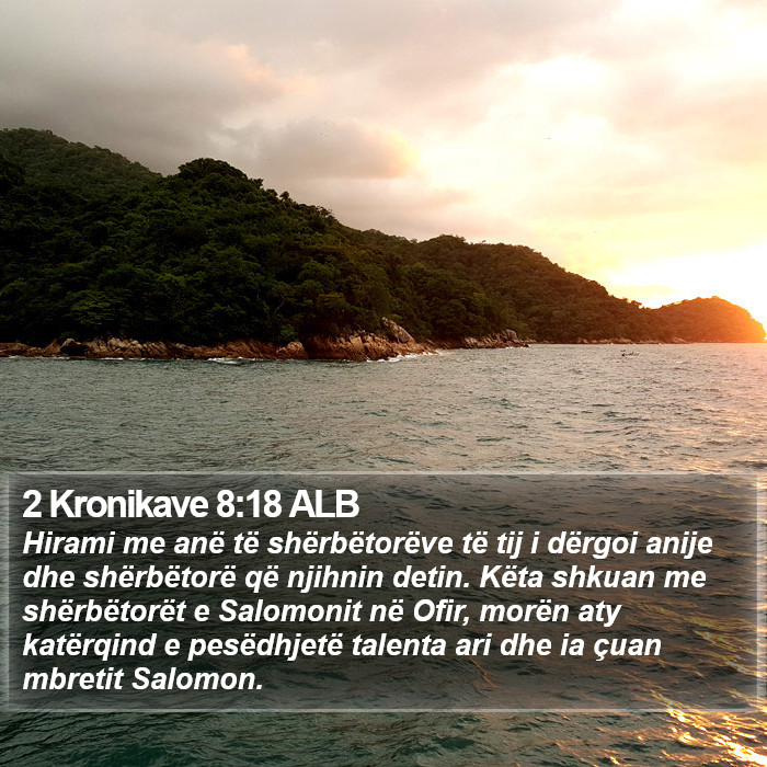 2 Kronikave 8:18 ALB Bible Study