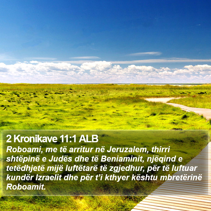 2 Kronikave 11:1 ALB Bible Study