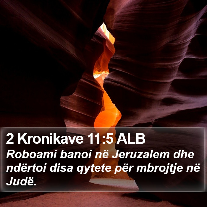 2 Kronikave 11:5 ALB Bible Study