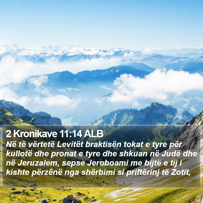 2 Kronikave 11:14 ALB Bible Study