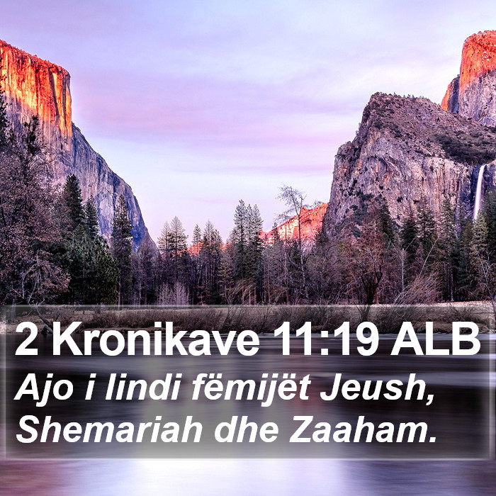 2 Kronikave 11:19 ALB Bible Study