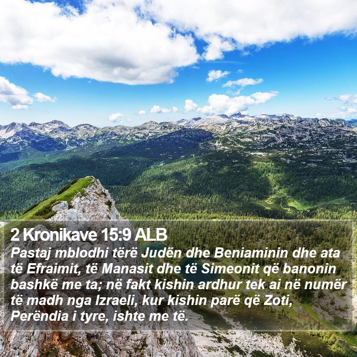 2 Kronikave 15:9 ALB Bible Study