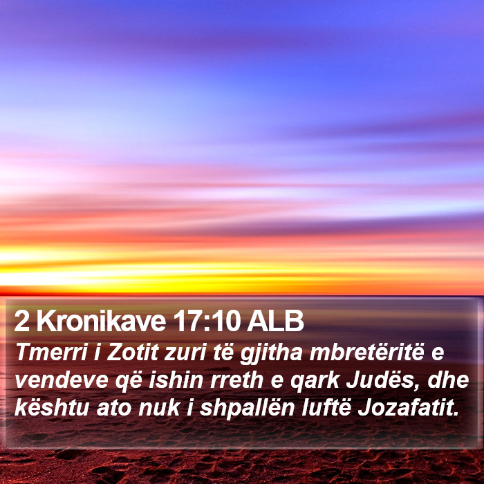 2 Kronikave 17:10 ALB Bible Study