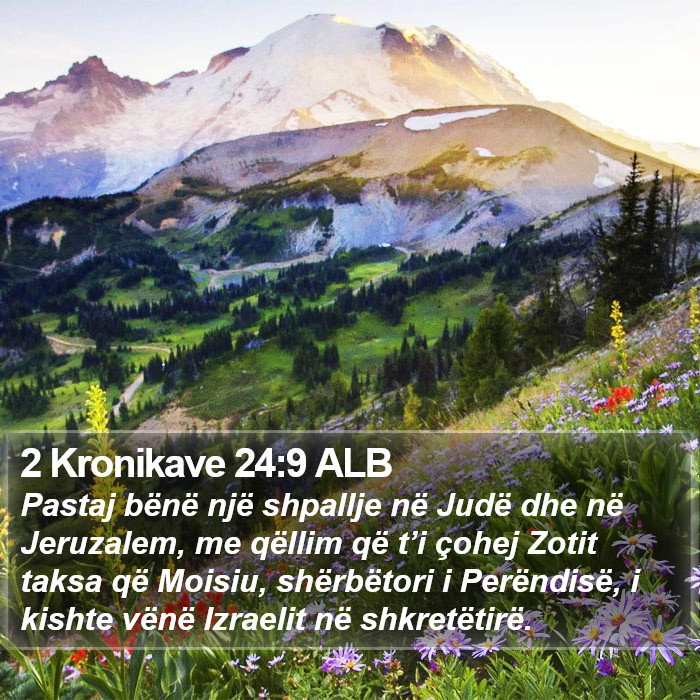 2 Kronikave 24:9 ALB Bible Study