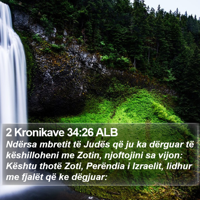 2 Kronikave 34:26 ALB Bible Study