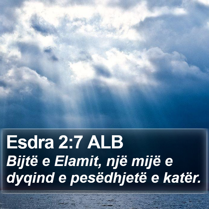 Esdra 2:7 ALB Bible Study