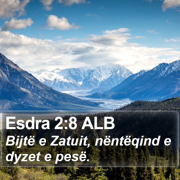 Esdra 2:8 ALB Bible Study