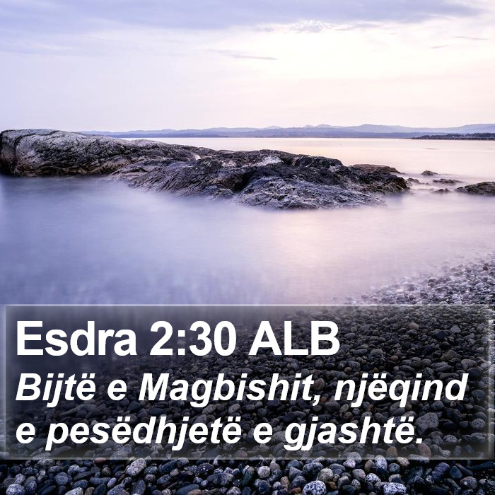 Esdra 2:30 ALB Bible Study