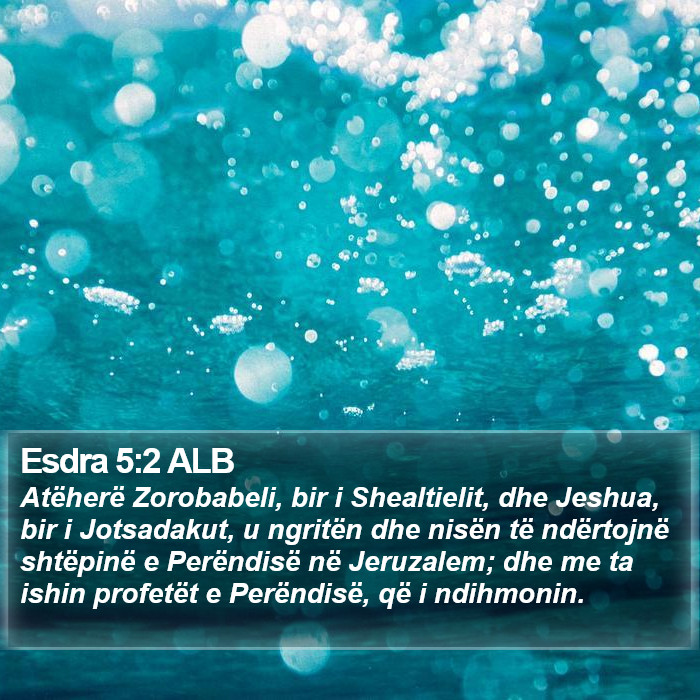 Esdra 5:2 ALB Bible Study