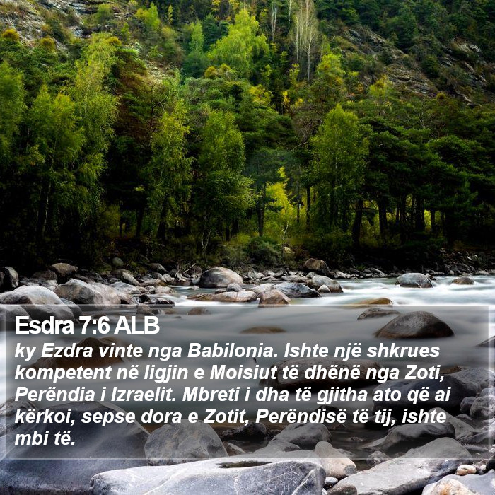 Esdra 7:6 ALB Bible Study