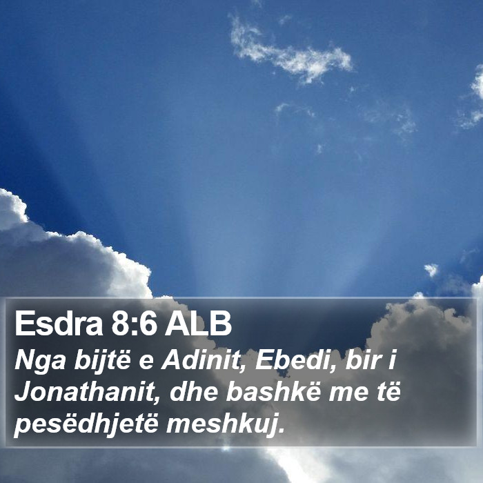 Esdra 8:6 ALB Bible Study