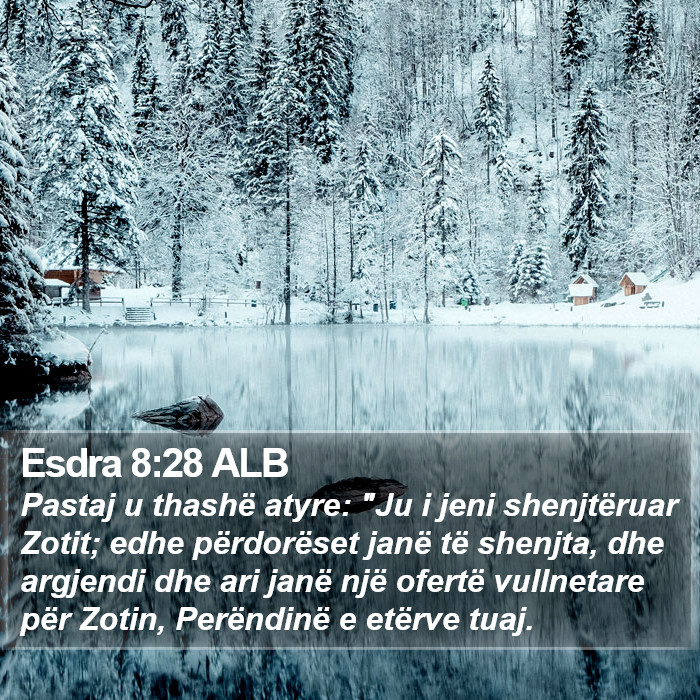 Esdra 8:28 ALB Bible Study